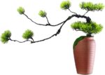 Fake Green Bonsai Plant, Zen Desktop Decoration