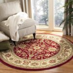 Red Ivory Oriental Non-Shedding Rug